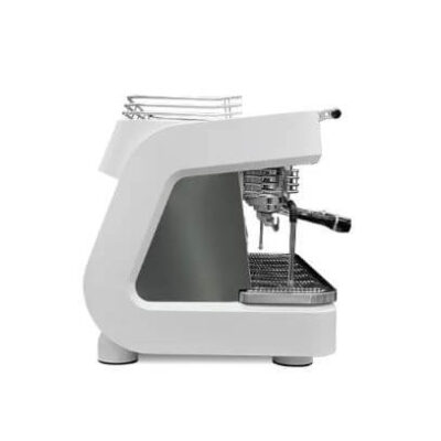 Dalla Corte XT Barista Espresso Kahve Makinesi, 2 Gruplu, Beyaz Krom