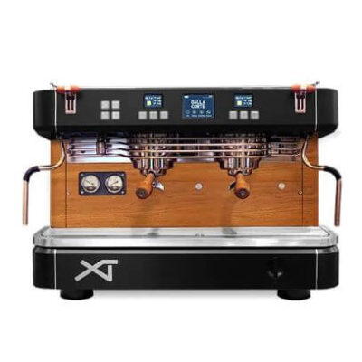 Dalla Corte XT Barista Espresso Kahve Makinesi, 2 Gruplu, Siyah Ceviz