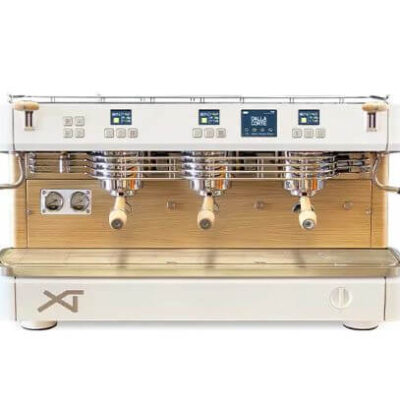 Dalla Corte XT Barista Espresso Kahve Makinesi, 3 Gruplu, Beyaz Meşe