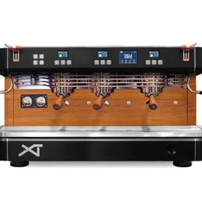 Dalla Corte XT Barista Espresso Kahve Makinesi, 3 Gruplu, Siyah Ceviz
