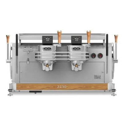 Dalla Corte Zero Barista Espresso Kahve Makinesi, 2 Gruplu, Beyaz Meşe