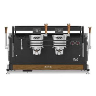Dalla Corte Zero Barista Espresso Kahve Makinesi, 2 Gruplu, Siyah Ceviz