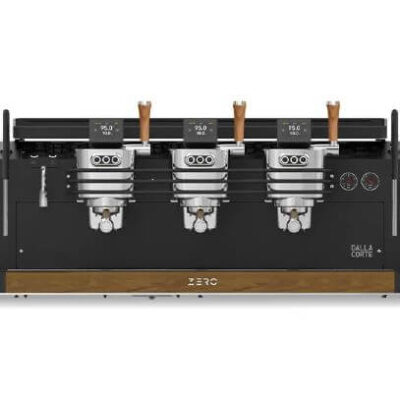 Dalla Corte Zero Barista Espresso Kahve Makinesi, 3 Gruplu, Siyah Ceviz