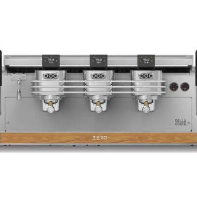 Dalla Corte Zero Classic Espresso Kahve Makinesi, 3 Gruplu, Beyaz Meşe
